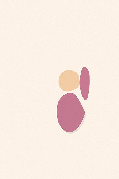 Soft organic blob style illustration with rounded pastel shapes for the activity 'Be Dramatic: what theatre builds, on stage or behind the scenes'