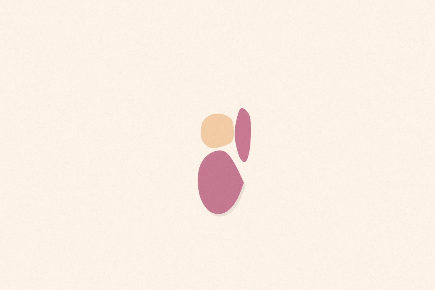 Soft organic blob style illustration with rounded pastel shapes for the activity 'Be Dramatic: what theatre builds, on stage or behind the scenes'