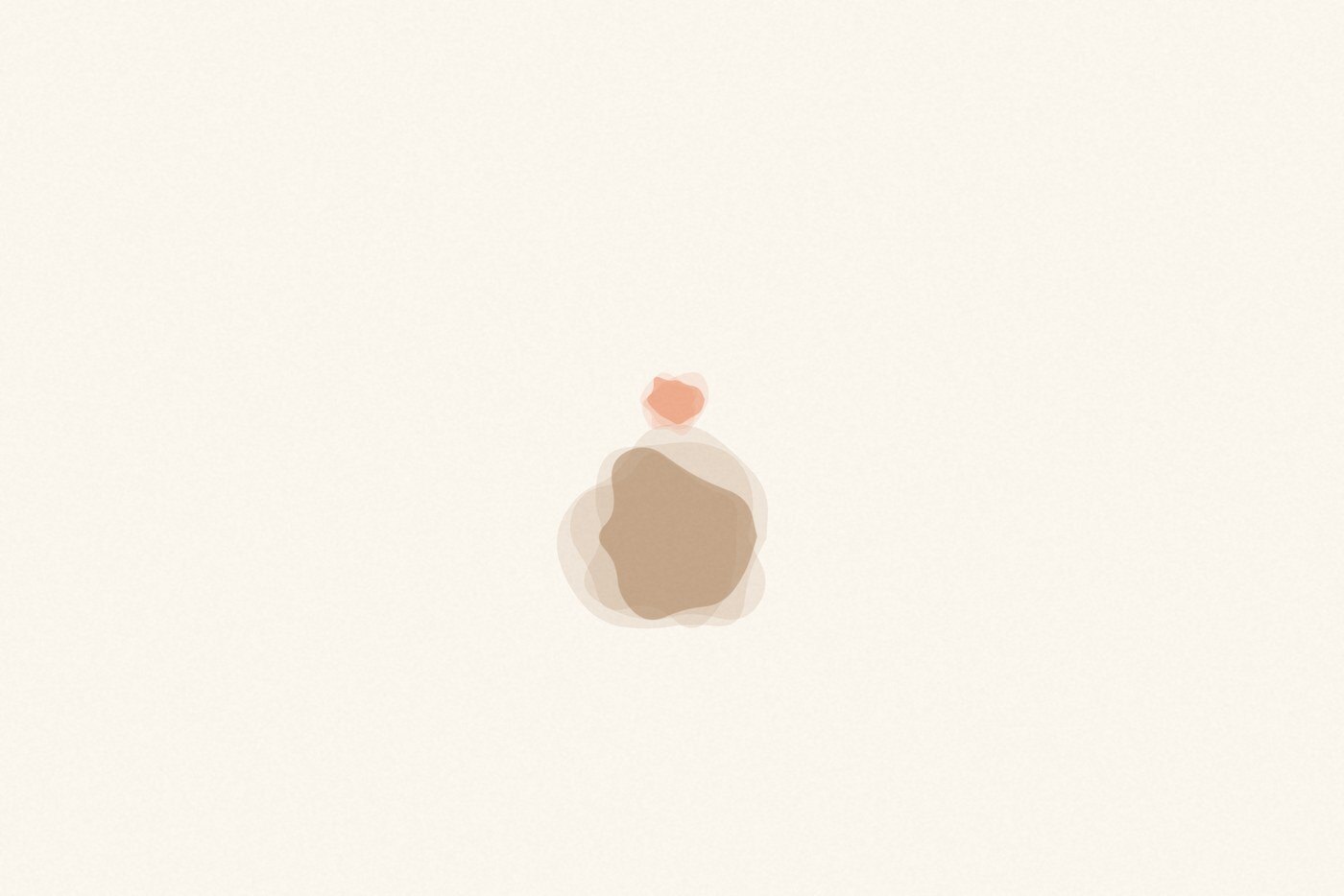 Soft watercolor wash style illustration with gentle bleeding pastel shapes for the baby activity 'Boom!: a drop and exclaim game that builds anticipation and turn taking'