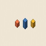 Isometric toy block style illustration with dimensional shading for the activity 'Build It: a flexible team construction challenge for any age'