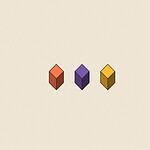 Isometric toy block style illustration with dimensional shading for the activity 'The Clue Room: a mystery no single player can solve alone'