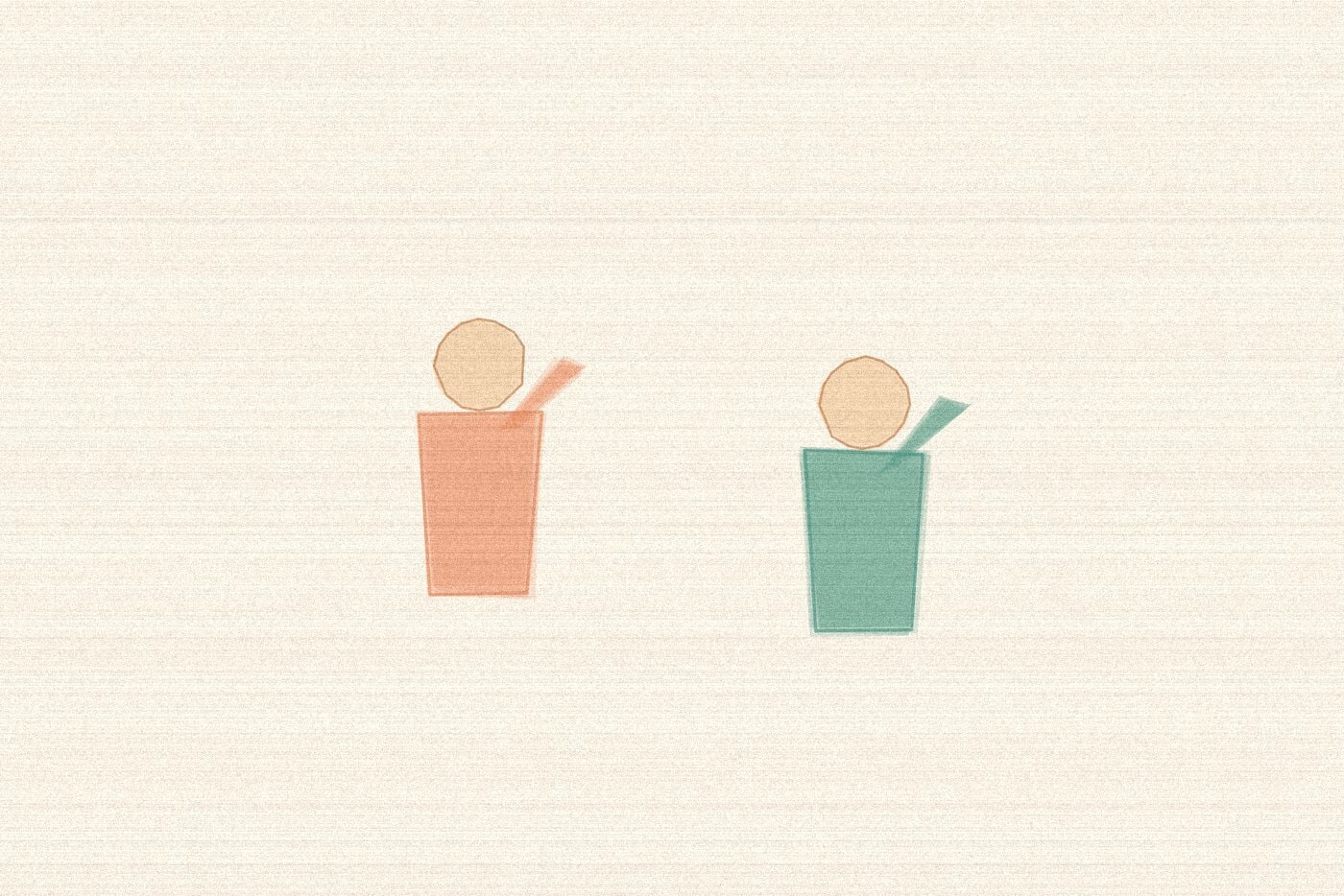Crayon and wax texture style illustration for the early childhood activity 'Copy Me: a body-awareness song and movement game', with soft layered colour and a hand drawn feel