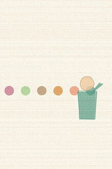 Crayon and wax texture style illustration for the early childhood activity 'Counting Circles: turning numbers into something a child can touch', with soft layered colour and a hand drawn feel