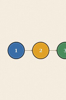 Numbered step sequence badge diagram illustration for the skill 'Dealing with Disappointment: a real way through a common letdown'