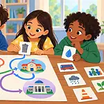 Family routing fictional community issues to the responsible public services
