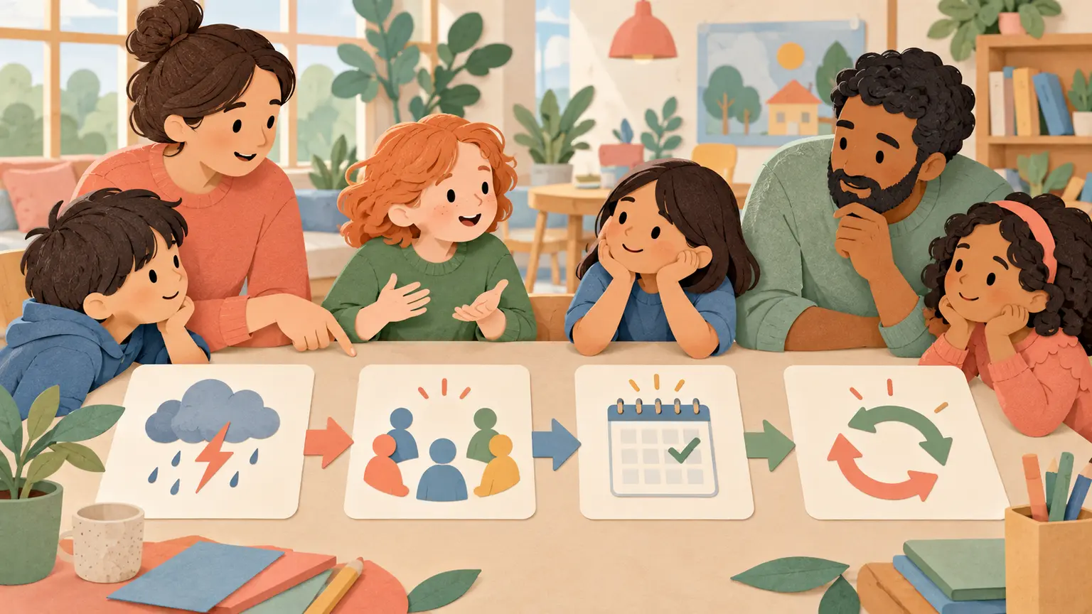 Children and adults moving a fictional rule through consultation, testing and review