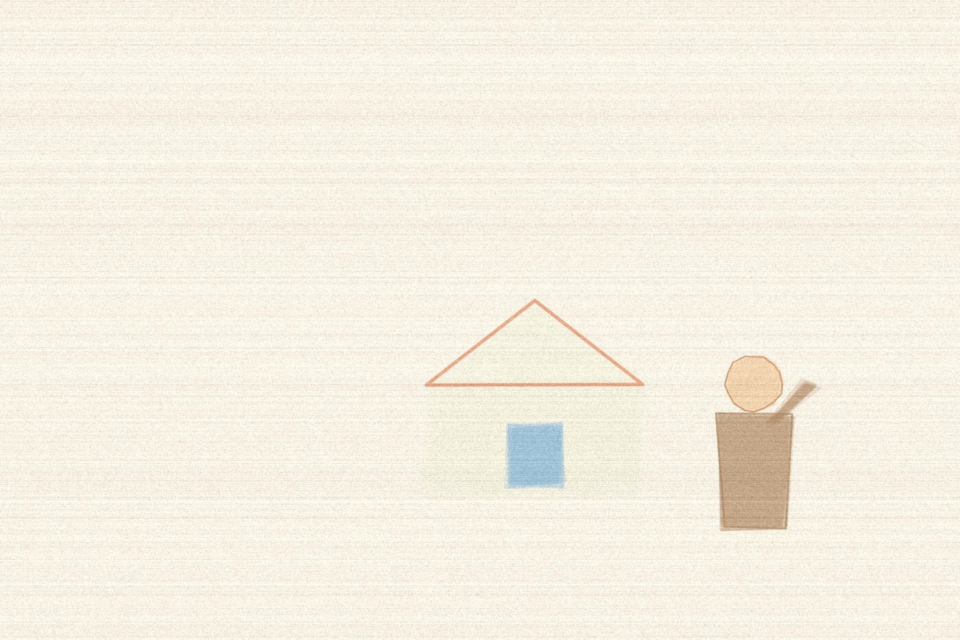 Crayon and wax texture style illustration for the early childhood activity 'The Family Keep-Safe Plan: working out what you'd do before you need to', with soft layered colour and a hand drawn feel