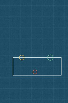 Blueprint style line diagram on a dark grid background for the science experiment 'The Float or Sink Experiment: why the same material can behave two different ways'