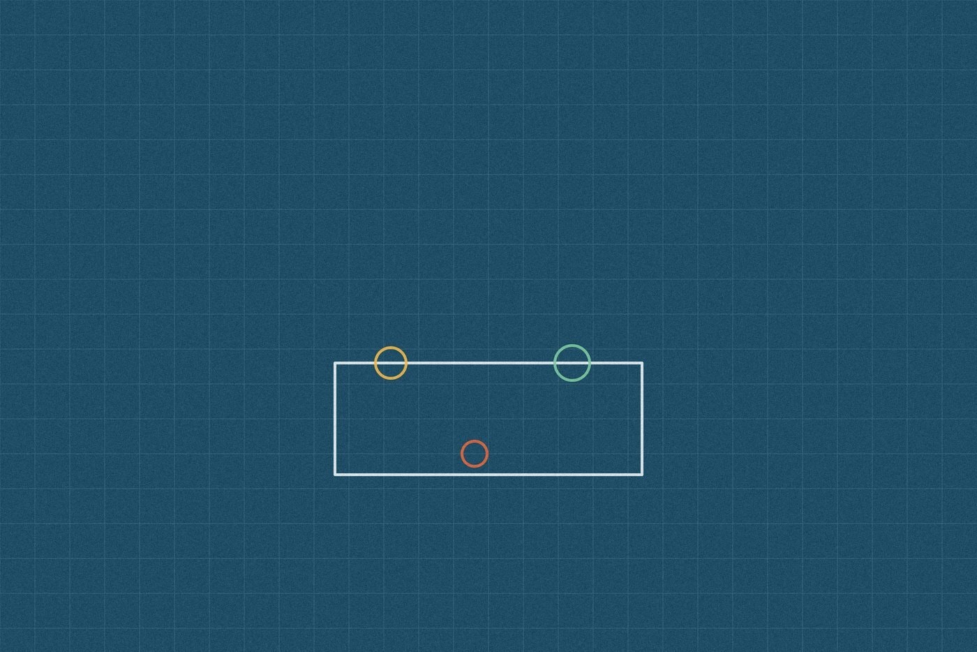 Blueprint style line diagram on a dark grid background for the science experiment 'The Float or Sink Experiment: why the same material can behave two different ways'