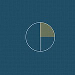 Blueprint style line diagram on a dark grid background for the maths activity 'The Fraction Pie: making a part of a whole something a child can see'