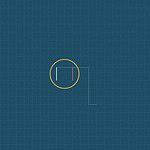 Blueprint style line diagram on a dark grid background for the science experiment 'The Fruit Battery: building a tiny, genuinely working circuit from a lemon'