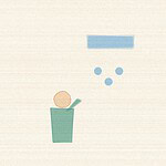 Crayon and wax texture style illustration for the early childhood activity 'The Scrub-a-Dub Song: making handwashing a habit toddlers enjoy', with soft layered colour and a hand drawn feel