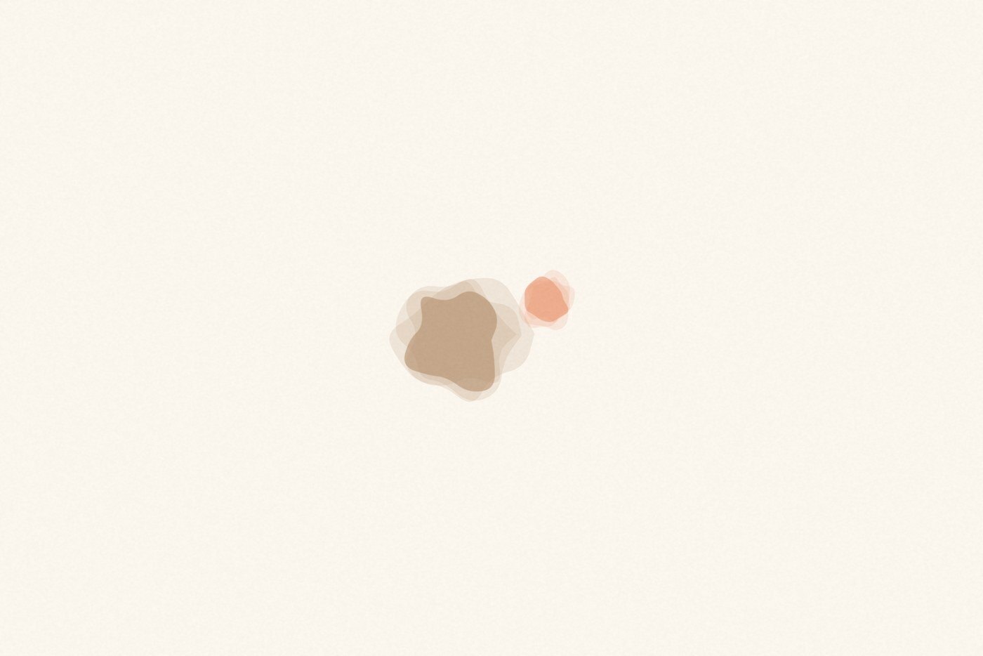 Soft watercolor wash style illustration with gentle bleeding pastel shapes for the baby activity 'Hiding Games: an early lesson that things still exist out of sight'