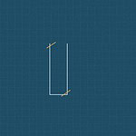Blueprint style line diagram on a dark grid background for the science experiment 'The Homemade Periscope: building a working optical tool from a cardboard tube'