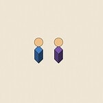 Isometric toy block style illustration with dimensional shading for the family topic 'Keeping One Child Busy While You Help Another: a rotation worth building'