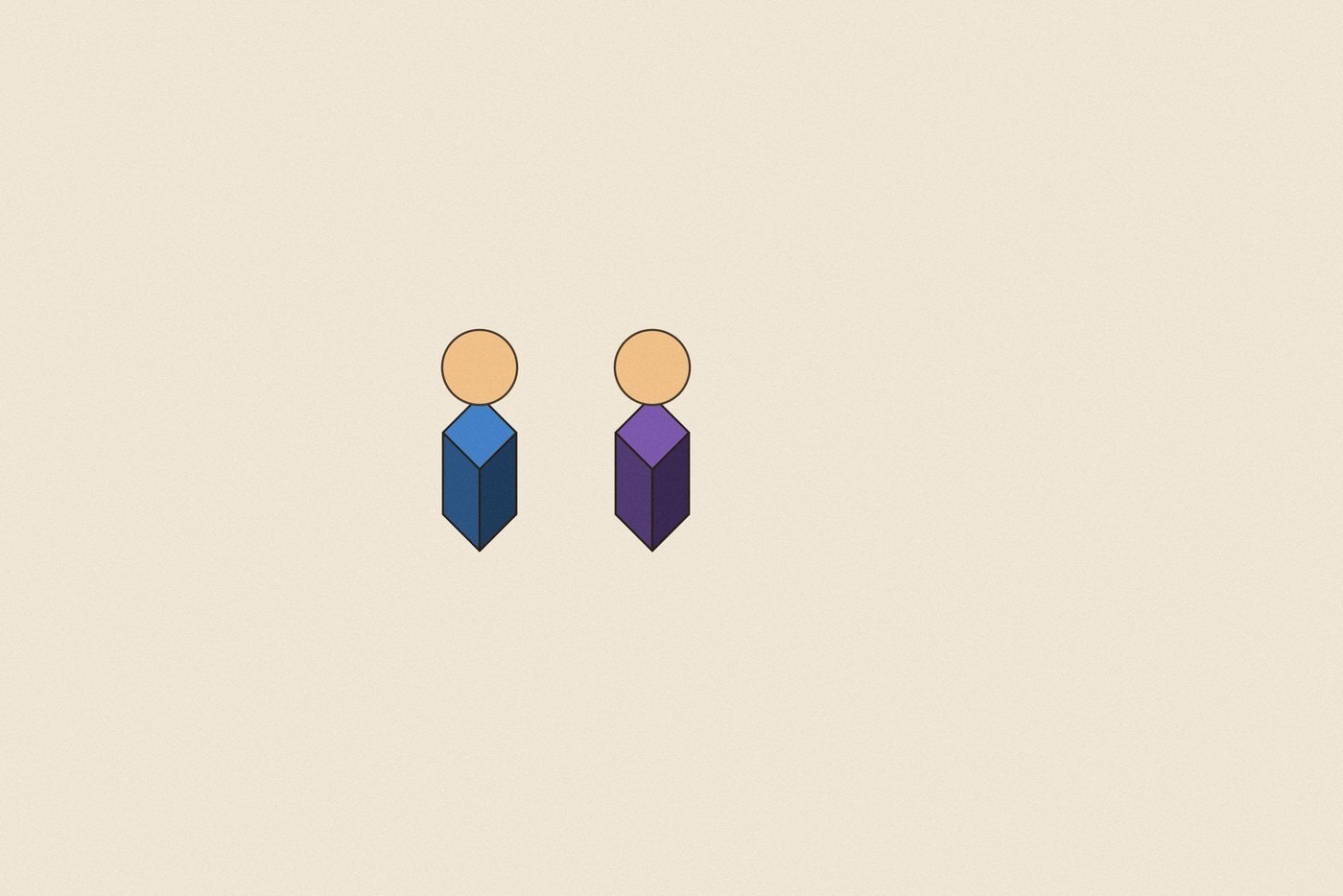 Isometric toy block style illustration with dimensional shading for the family topic 'Keeping One Child Busy While You Help Another: a rotation worth building'