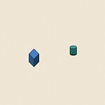 Isometric toy block style illustration with dimensional shading for the activity 'The Marble Run Challenge: creative engineering from a shared pool of materials'
