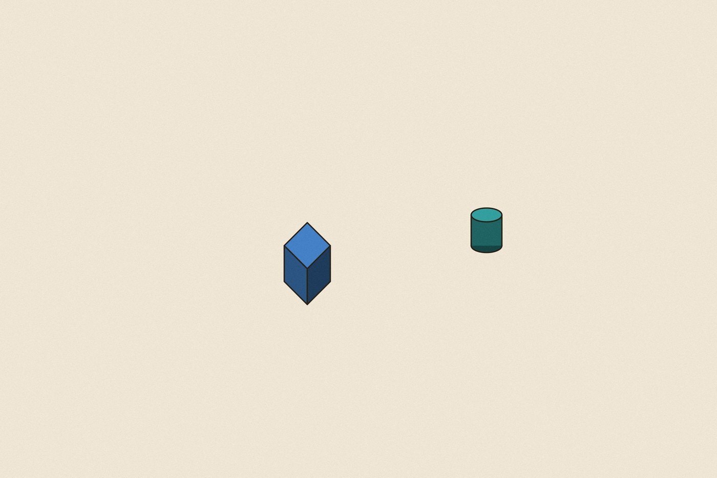 Isometric toy block style illustration with dimensional shading for the activity 'The Marble Run Challenge: creative engineering from a shared pool of materials'
