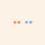 Soft organic blob style illustration with rounded pastel shapes for the activity 'Matching and Sorting Games: an early, everyday form of logical thinking'