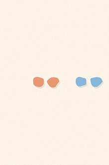 Soft organic blob style illustration with rounded pastel shapes for the activity 'Matching and Sorting Games: an early, everyday form of logical thinking'