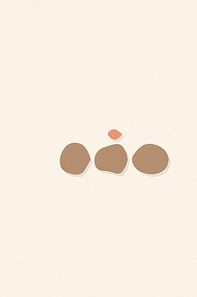Soft organic blob style illustration with rounded pastel shapes for the activity 'The Memory Game: three cups, a hidden toy, and real working memory practice'
