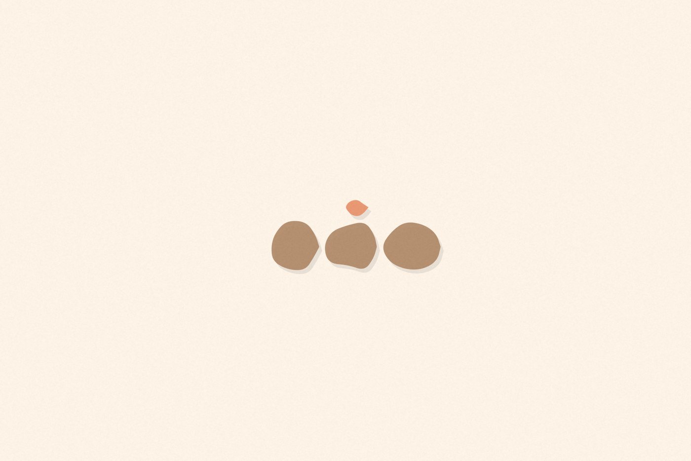 Soft organic blob style illustration with rounded pastel shapes for the activity 'The Memory Game: three cups, a hidden toy, and real working memory practice'