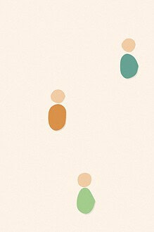 Soft organic blob style illustration with rounded pastel shapes for the activity 'Organized Sports: physical exercise that's also a fast workout for attention'