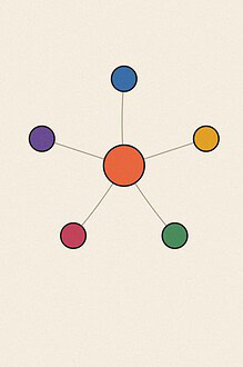 Connected node network diagram illustration for the activity 'Pass the Fruit: a classic, silly icebreaker that works because it's absurd'