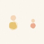 Soft watercolor wash style illustration with gentle bleeding pastel shapes for the baby activity '“Pat-a-Cake”: a hand clapping rhyme that introduces following a sequence'