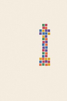 Mosaic tile style illustration made of small colourful squares for the topic 'Say It Out Loud: why a spoken problem feels smaller than a silent one'