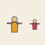 Pop art halftone style illustration with bold outlines for the activity 'The Slow Motion Game: making self control something a child can feel'