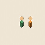 Isometric toy block style illustration with dimensional shading for the activity 'Solve It For Real: taking teamwork from an invented challenge to a genuine one'