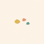 Soft organic blob style illustration with rounded pastel shapes for the activity 'Try Something New: safe, low stakes practice at real independence'