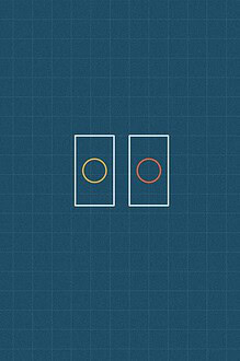 Blueprint style line diagram on a dark grid background for the maths activity 'The Two Card Challenge: fast mental maths practice with an ordinary deck of cards'