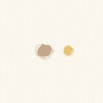 Soft watercolor wash style illustration with gentle bleeding pastel shapes for the baby activity 'Where Is It?: a noise clue that turns hiding into a motivated search'